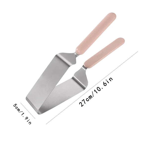 Cake Cutter Stainless Steel Cake Separator Easy Grip Cake Transfer Tool for Perfect Cake Slicing
