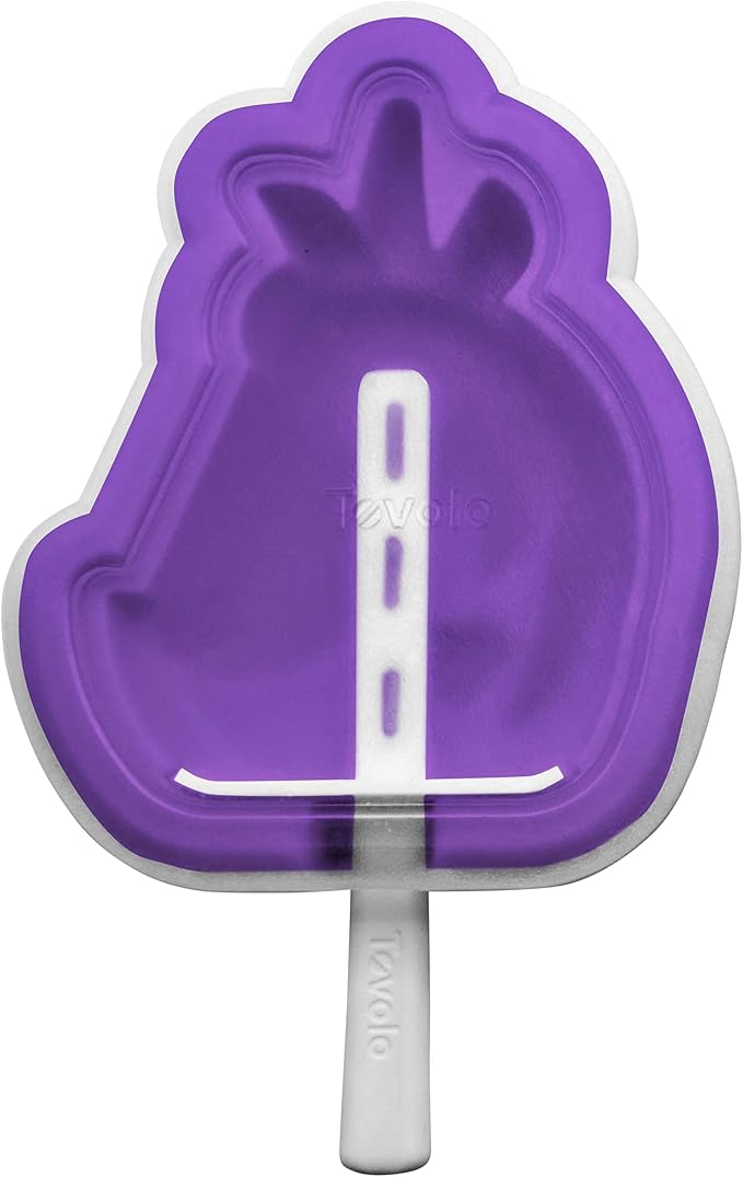 Unicorn Shaped Pop Molds, Reusable Silicone Ice Pop Maker for Kids