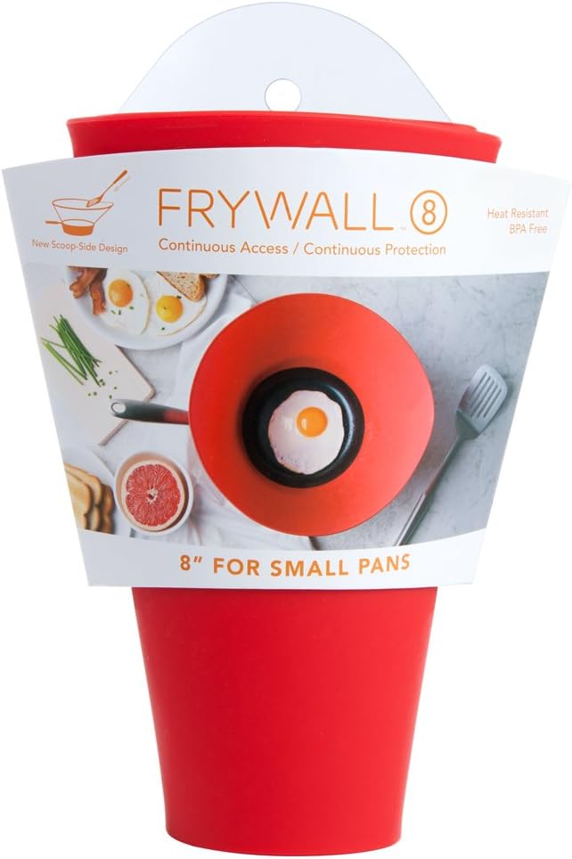 Frywall 8 (Small) - Red - Splatter Guard