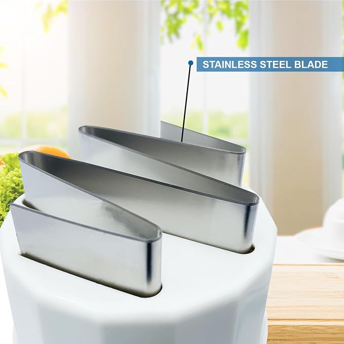 Manual Food Chopper, Handheld Kitchen Tool for Salad Fruits Nuts, Dishwasher Safe