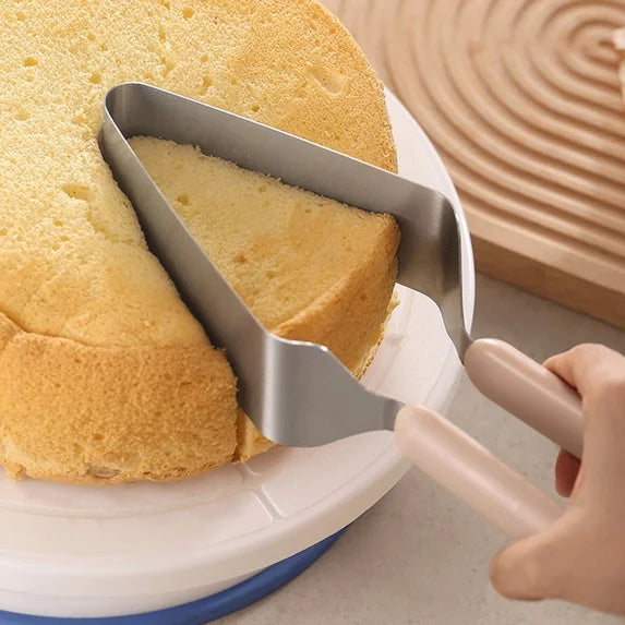 Cake Cutter Stainless Steel Cake Separator Easy Grip Cake Transfer Tool for Perfect Cake Slicing