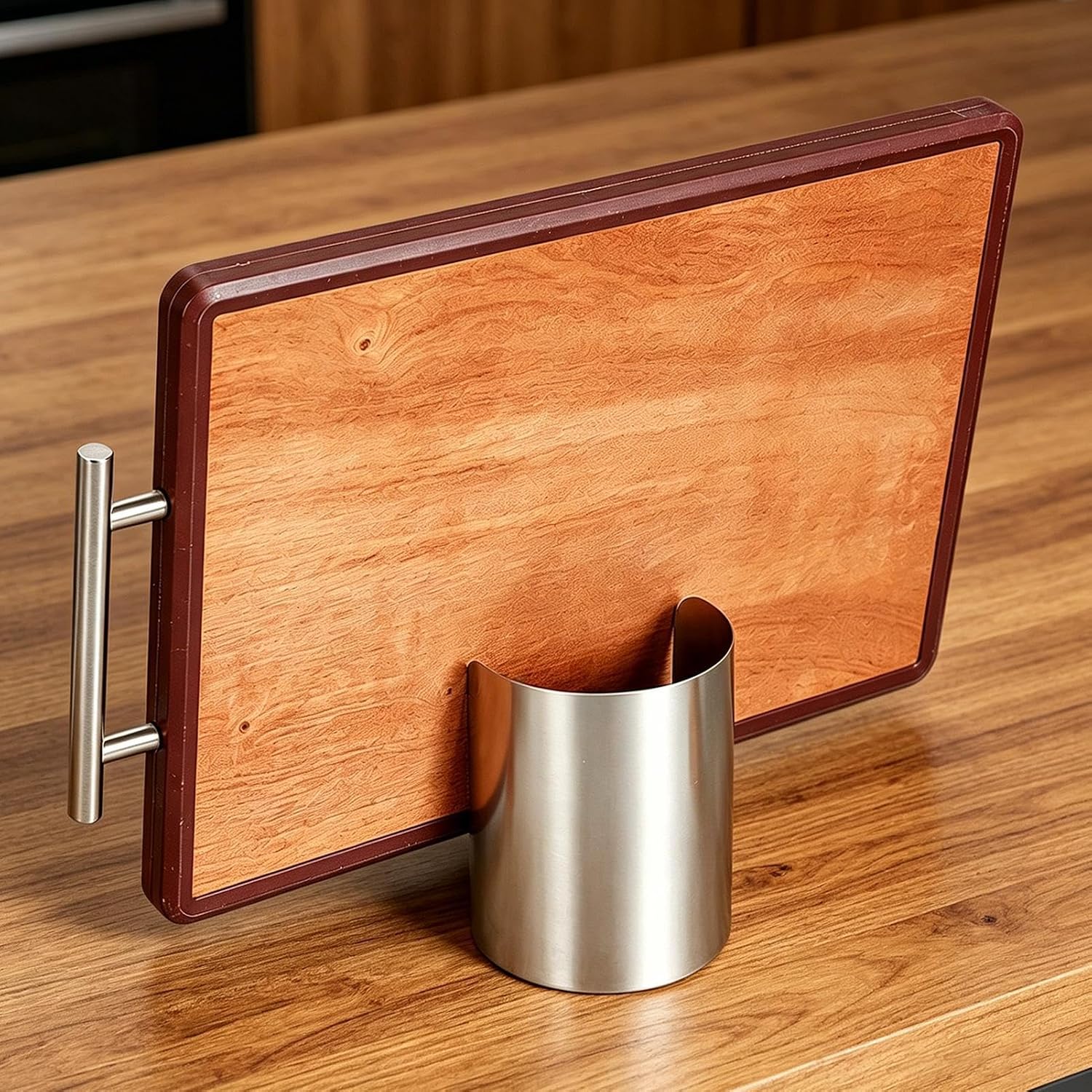 Multifunctional Kitchen Stainless Steel Organizer Stand, Spoon Rest Holder