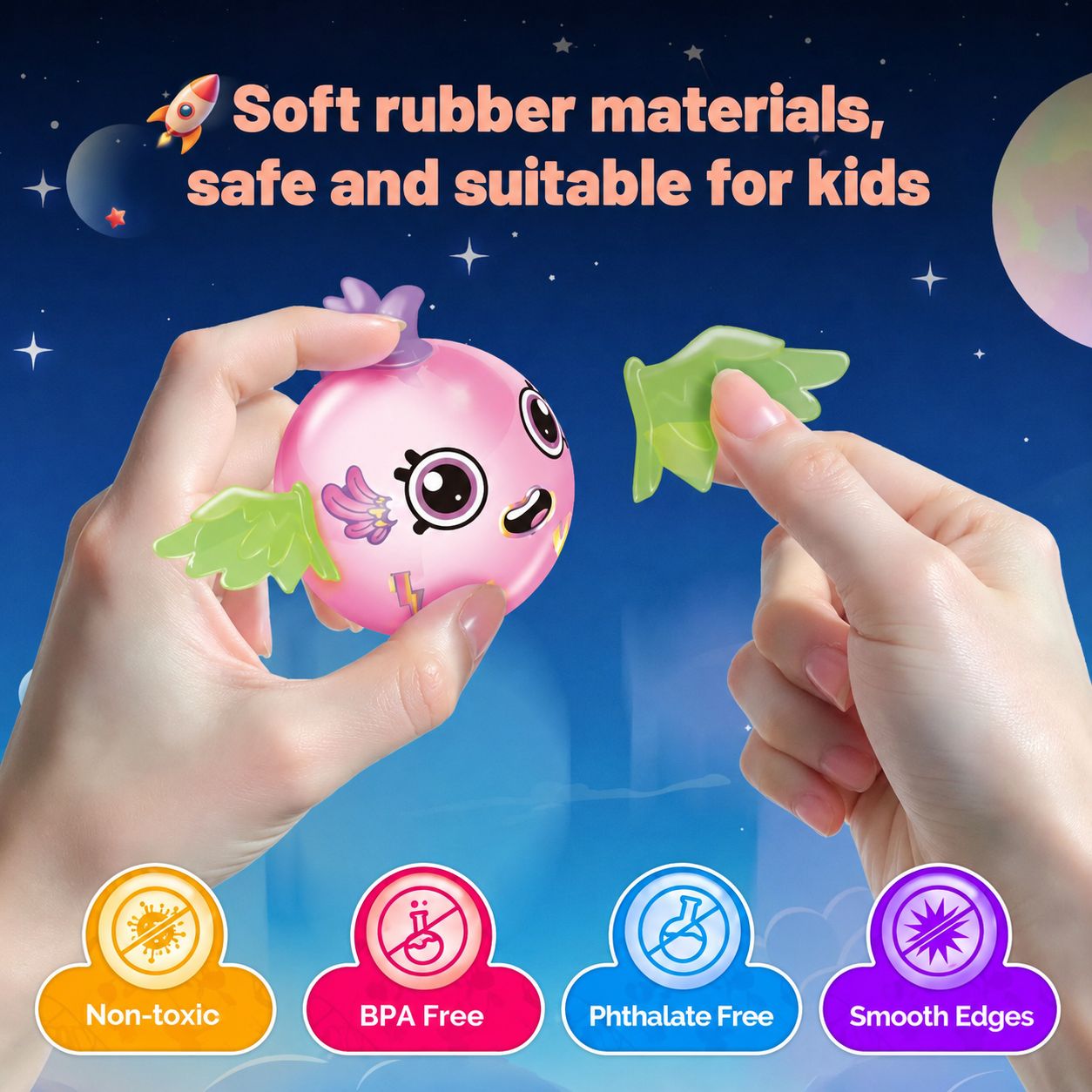 Nicknack e Rocket DIY Balloon Animals Kit with Pump Craft Kits for Kids