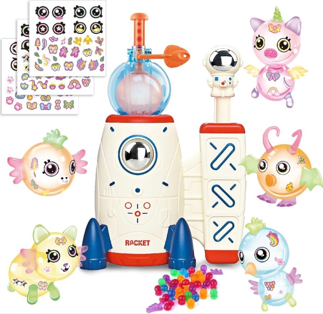 Nicknack e Rocket DIY Balloon Animals Kit with Pump Craft Kits for Kids
