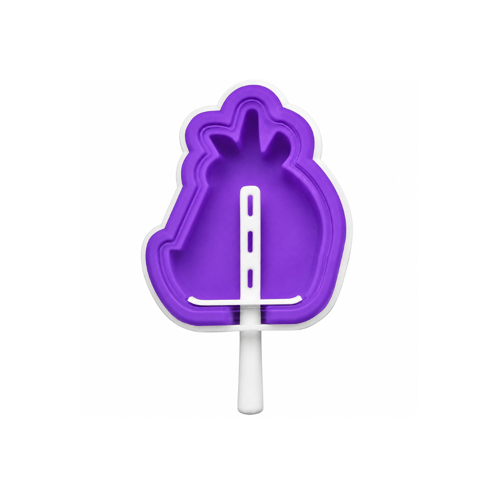 Unicorn Shaped Pop Molds, Reusable Silicone Ice Pop Maker for Kids